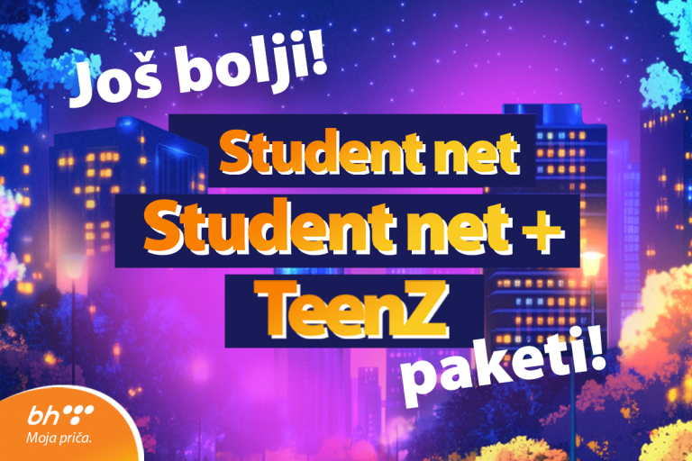 STUDENT NET i TeenZ: Najviše GB za tvoj digitalni ritam!