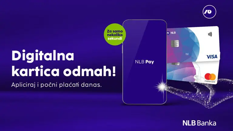 Lansiran „Digital first“ – NLB digitalna kartica klijentima dostupna odmah