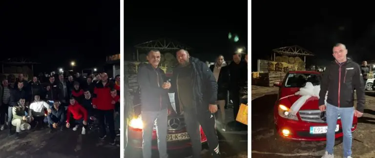 Emotivni trenutak u Travniku – radnik nagrađen automobilom za predan rad