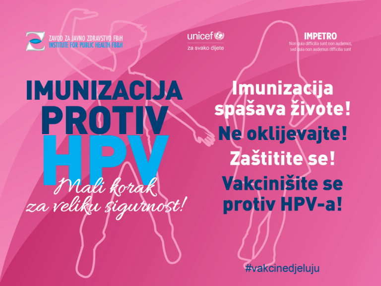 Imunizacija protiv HPV: Godišnje više od 150 žena u FBiH oboli od karcinoma vrata maternice