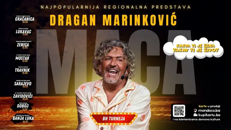 Najpopularnija regionalna predstava na bh. turneji u februaru “Kakva ti je žena, takav ti je život”