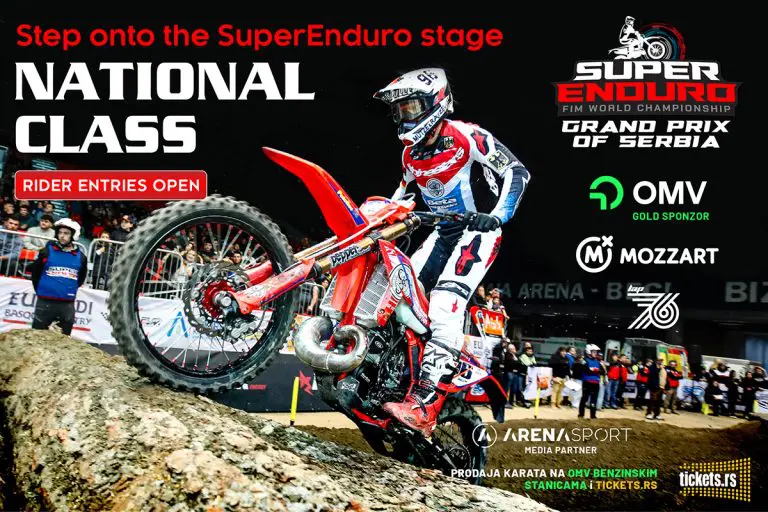 Otvorene prijave za vozače iz BiH za nacionalnu “Expert” trku u okviru SuperEnduro Grand Prixa Srbije