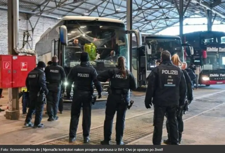 Autobus iz BiH proglašen opasnim po život u Njemačkoj, putnici ostali bez prevoza