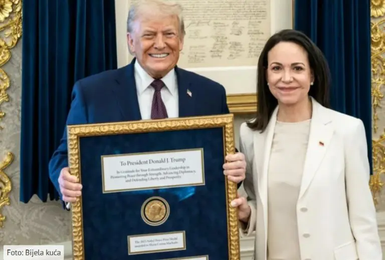 Zašto Trumpovo prihvatanje Nobelove nagrade za mir od Machada nije nimalo smiješno