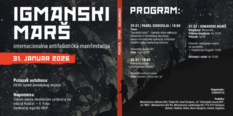 84. GODIŠNJICA IGMANSKOG MARŠA: Hiljade antifašista iz regije i svijeta okupljaju se na Igmanu kao simbol otpora na rastuće tendencije globalnog totalitarizma