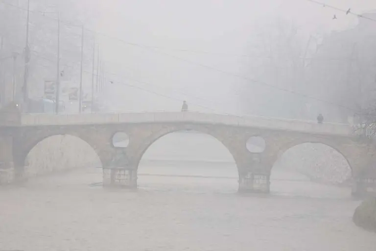 Nastavak intenzivne epizode zagađenja zraka, veoma visoke koncentracije zagađujućih materija