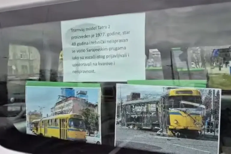 Protest zbog nesreće u Sarajevu: Na kombiju ispisani zahtjevi studenata (VIDEO)