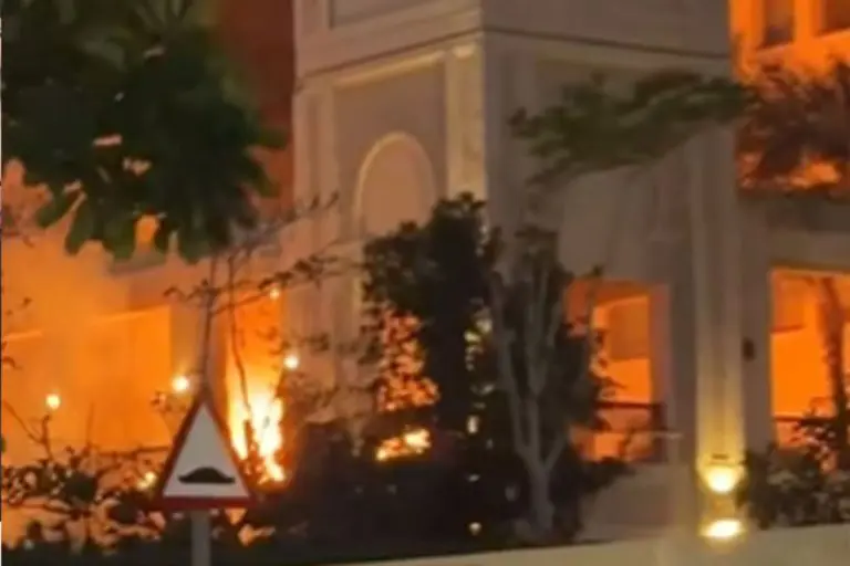 Novi napad na Dubai, gori luksuzan hotel: Snimljen trenutak udara (VIDEO)