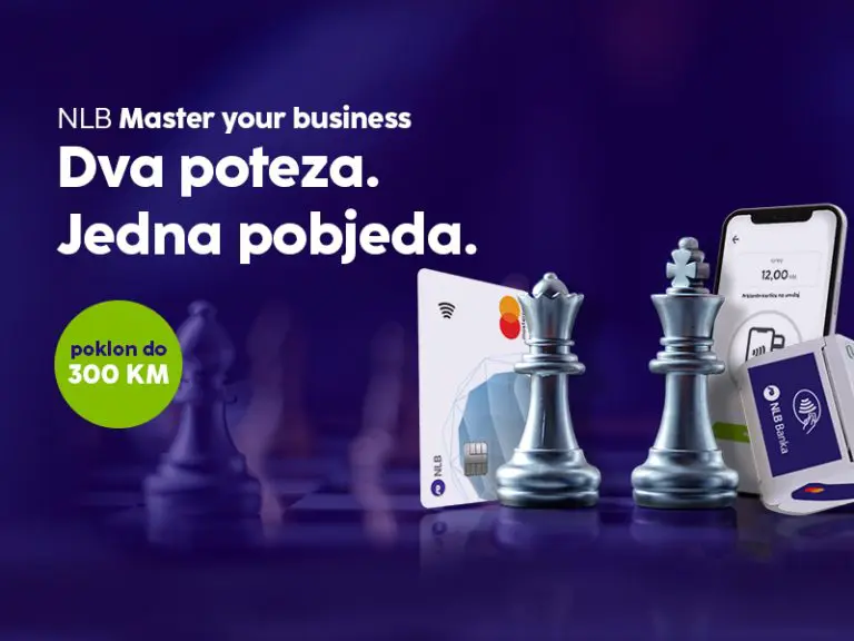 Dva biznis poteza do pobjede: Aktivacija NLB POS i NLB Mastercard Business kartice ima niz pogodnosti