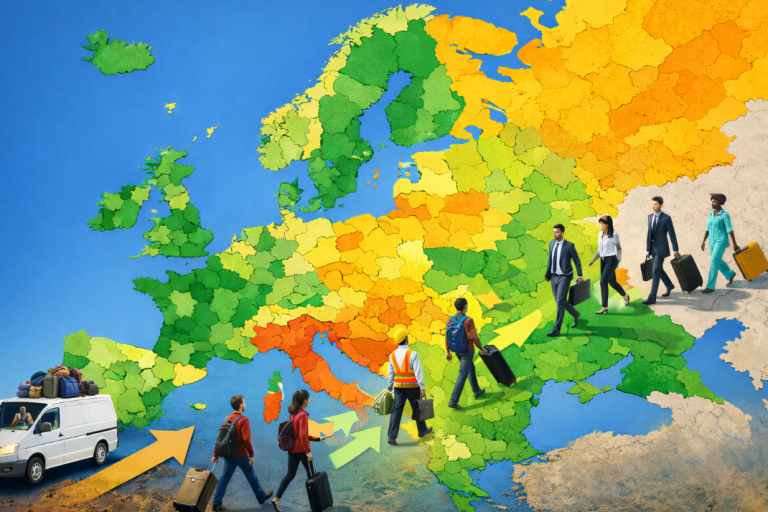 Evropa podijeljena: gdje se lako zaposliti, a gdje ne vrijedi ni pokušavati- pogledajte kartu!