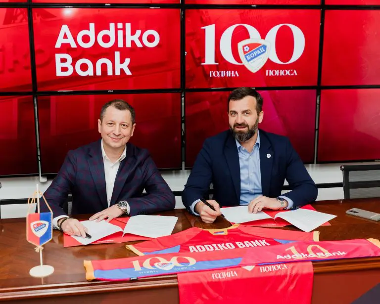 Stotinu godina ponosa i deset godina povjerenja: Addiko Bank Banja Luka i FK Borac potpisali novi Ugovor o sponzorstvu