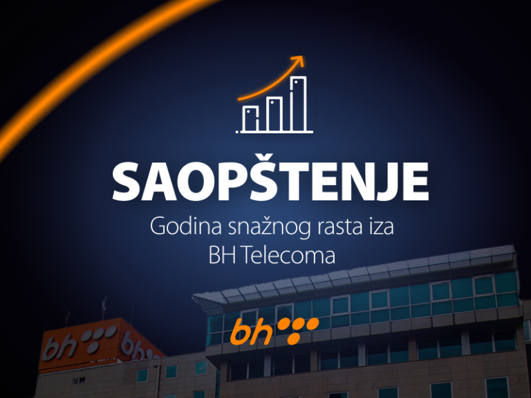 Godina snažnog rasta iza BH Telecoma: prihodi 566 miliona KM, neto dobit 70 miliona KM
