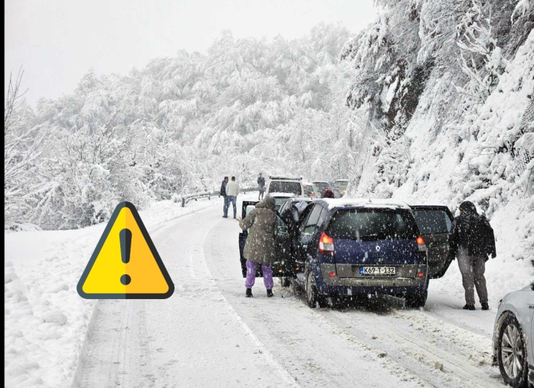 Vremenska prognoza BiH snijeg - nanosi na planinskom prevoju