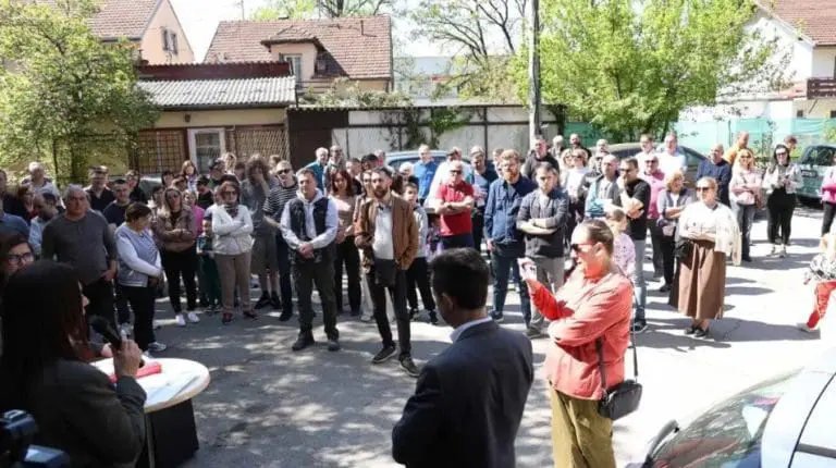 Protest mještana Lorkinog naselja u Banjaluci protiv parkinga i gradnje