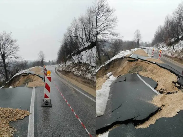 Obustavljen saobraćaj na putu Tuzla–Bijeljina zbog odrona