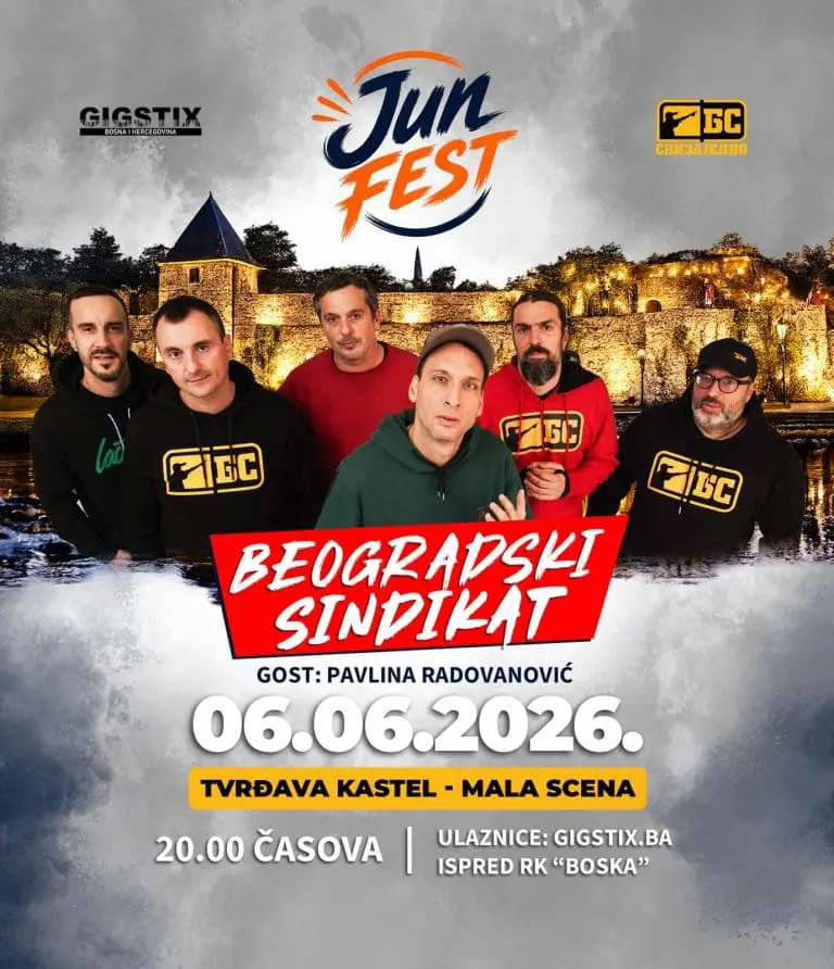 Legendarni Beogradski sindikat stiže 6. juna na tvrđavu Kastel