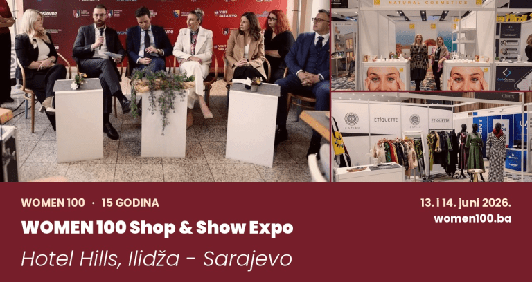 Novi datum i mjesto održavanja Women 100 Shop&Show Expo:  Dvodnevni program, sadržaj, partneri i izlagači potvrđeni