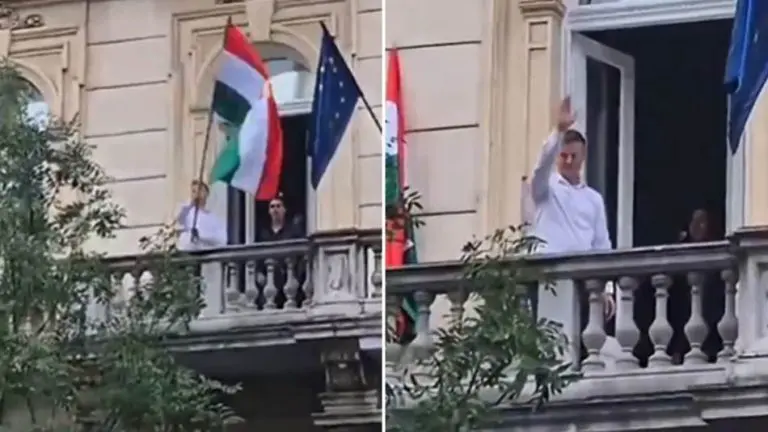 Peter Mađar izviždan u Budimpešti: Izašao na balkon da pozdravi narod, pa doživio neprijatnost