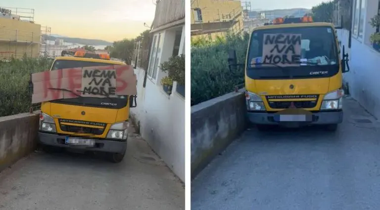 „Ormuz“ na Hvarski način: Kamionom blokirao prolaz i izazvao haos u gradu, “nema na more”