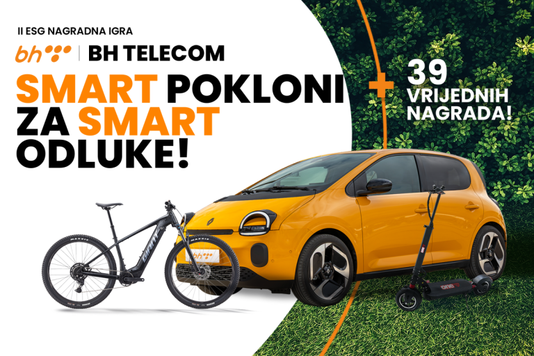BH Telecom nagrađuje pametne odluke: II ESG nagradna igra “Smart pokloni za smart odluke”