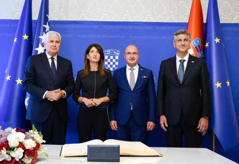 Plenković nakon sastanka sa Čovićem: Hrvatska nastavlja snažno podržavati Hrvate u BiH i evropski put zemlje