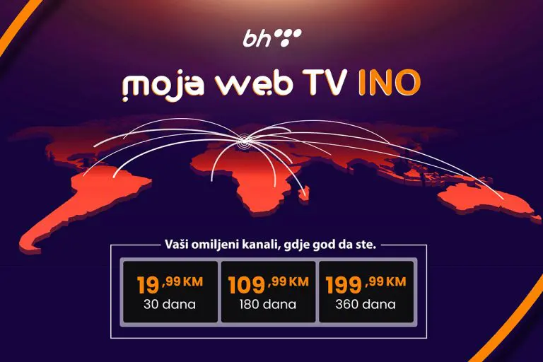 Moja Web TV INO: Uz BH Telecom ostanite povezani s domovinom