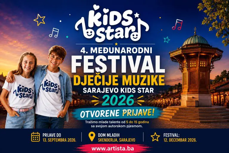 Četvrti Sarajevo “Kids Star” traži novu generaciju izvođača