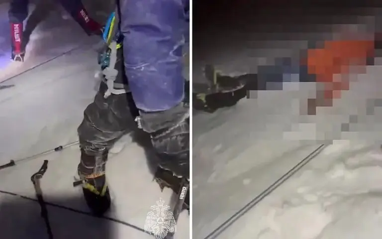 Objavljen snimak sa Elbrusa: Tijela alpinista iz BiH i dalje zarobljena na planini, spasioci ne mogu do njih (VIDEO)