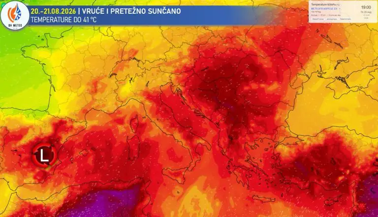 PAKLENA DVA DANA: Temperature idu do 41 stepen, a onda za vikend…