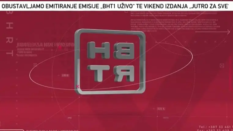 Jutros bez programa: BHRT obustavio više emisija