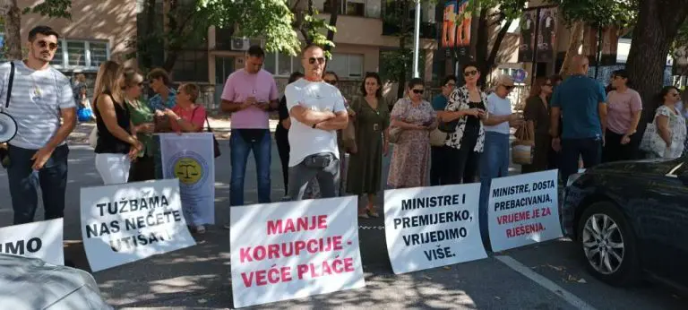 Službenici u pravosuđu HNŽ-a stupili u generalni štrajk