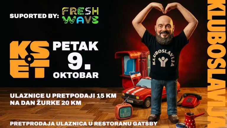 Kluboslavija stiže u Banjaluku: Šlageri, disco, folk, pop i rock u novom ruhu