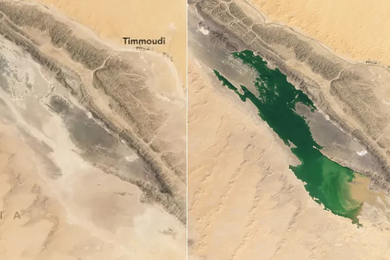 Nevjerovatni snimci NASA-e pokazuju jezero koje se formiralo usred Sahare