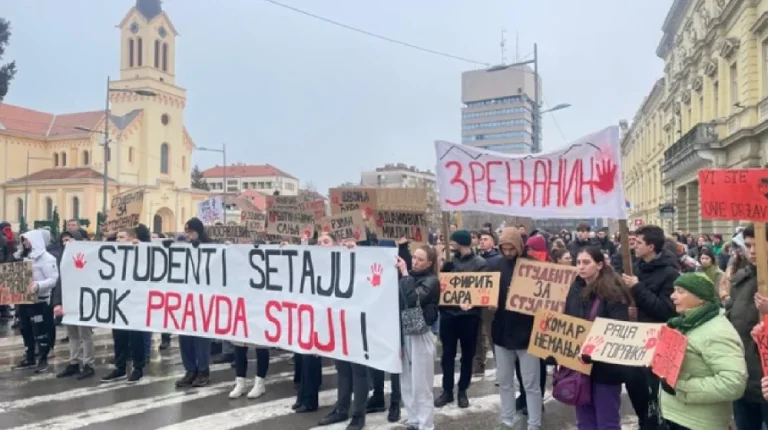 Nišlije u šetnji do Merošine: Širom Srbije tišina i protesti podrške studentima