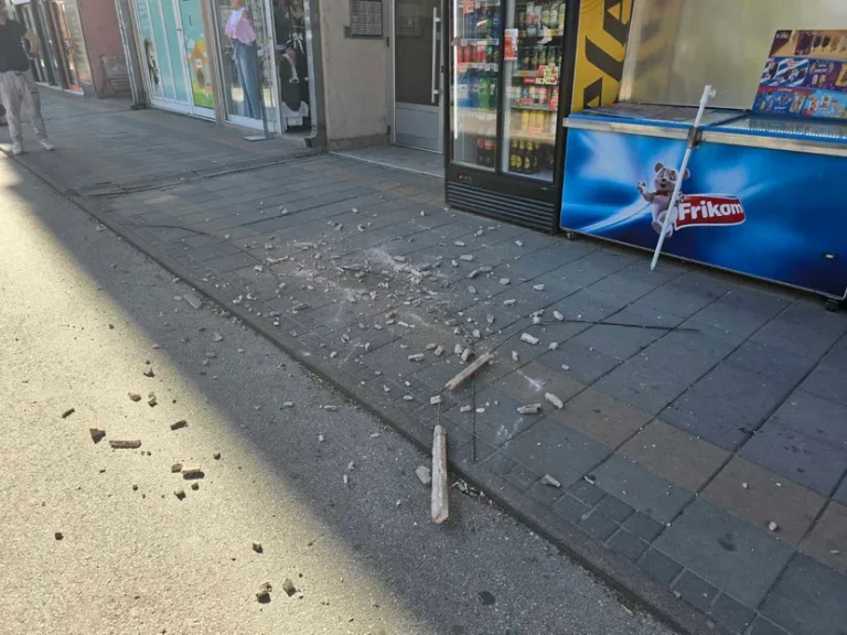 DRAMA U NOVOM SADU: Pao dio fasade, povrijeđena žena!