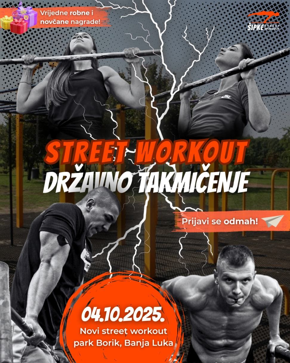 Banjaluka domaćin državnog street workout takmičenja | 6yka