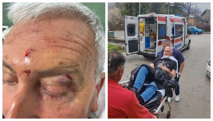 U Kosjeriću protest zbog prebijanja aktiviste