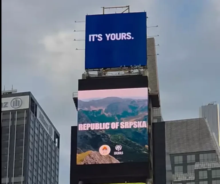 PLAĆENA NOVCEM GRAĐANA? Kako se reklama na Times Squareu predstavlja kao diplomatski uspjeh
