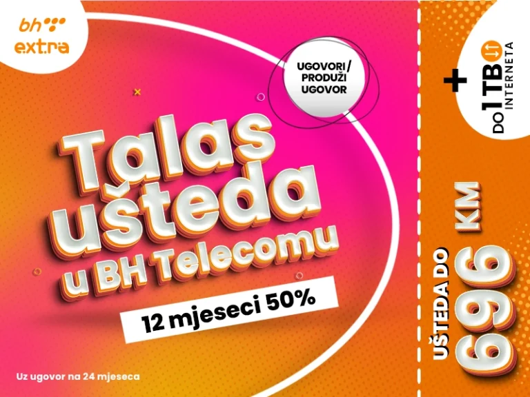 Najbolja akcija za sve: Uhvati Talas ušteda uz BH Telecom