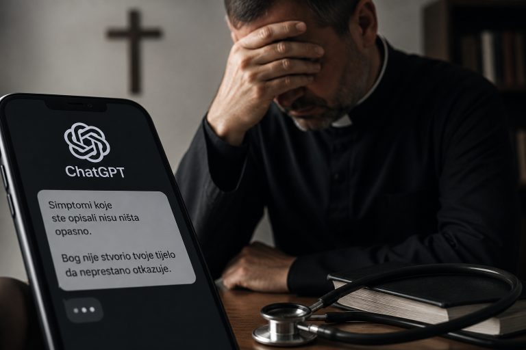 Sveštenik tužio OpenAI: Tvrdi da ga je ChatGPT pogrešnim savjetima odvratio od odlaska u bolnicu