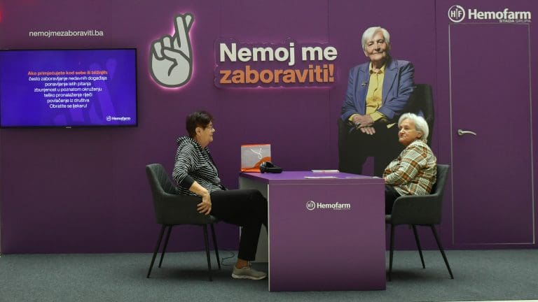 Hemofarm pokrenuo kampanju podizanja svijesti o ranom prepoznavanju demencije „Nemoj me zaboraviti”