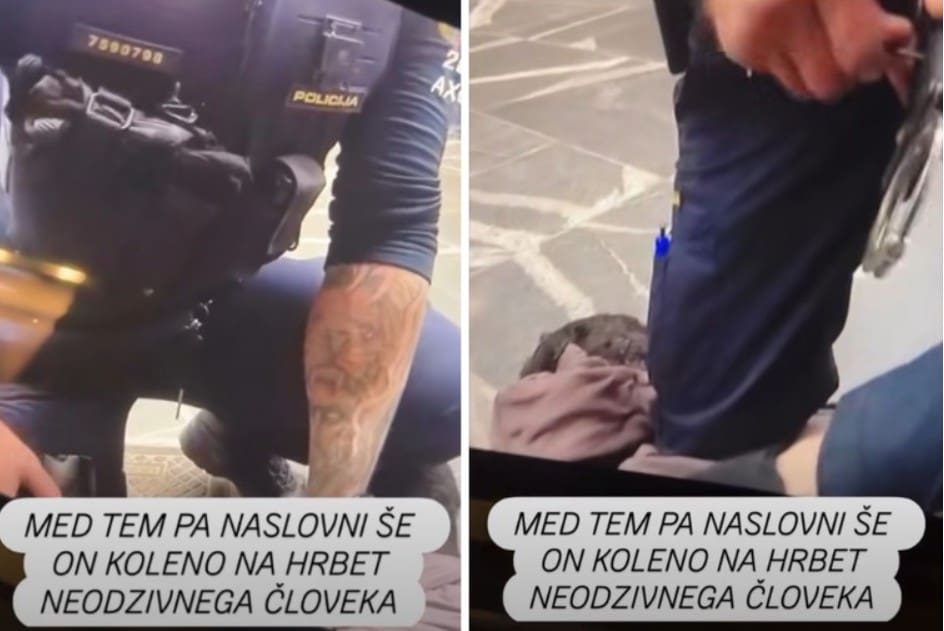 Policajac u Ljubljani davio čovjeka, on kasnije umro. “Molim vas, ne mogu disati”