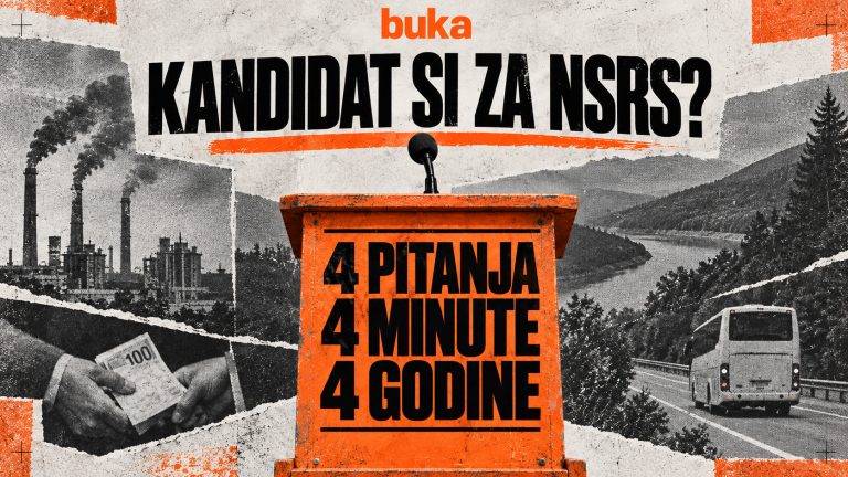 ČETIRI PITANJA. ČETIRI MINUTE. ČETIRI GODINE: BUKA počinje objavljivati odgovore kandidata
