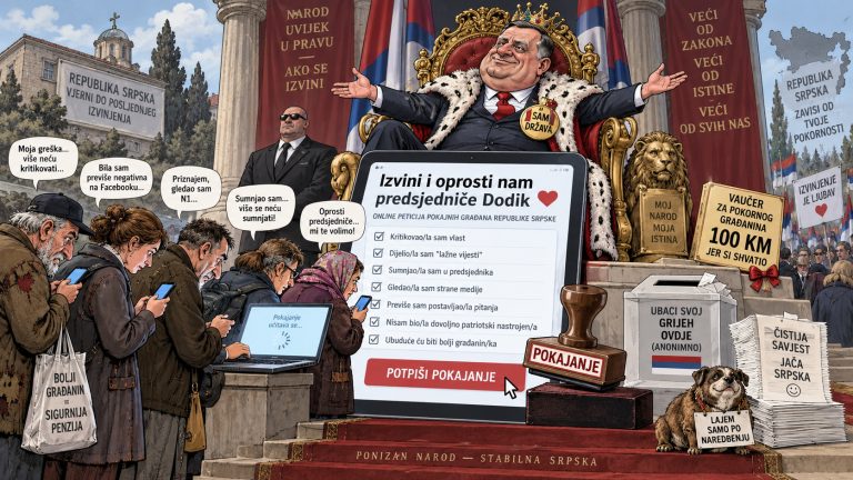 SNSD pokreće onlajn peticiju izvinjenja građana RS Dodiku!?